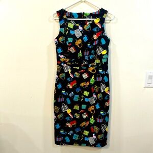 Lemmie Black multi sun dress